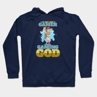 Gaming God Fun Design for Gamers Hoodie